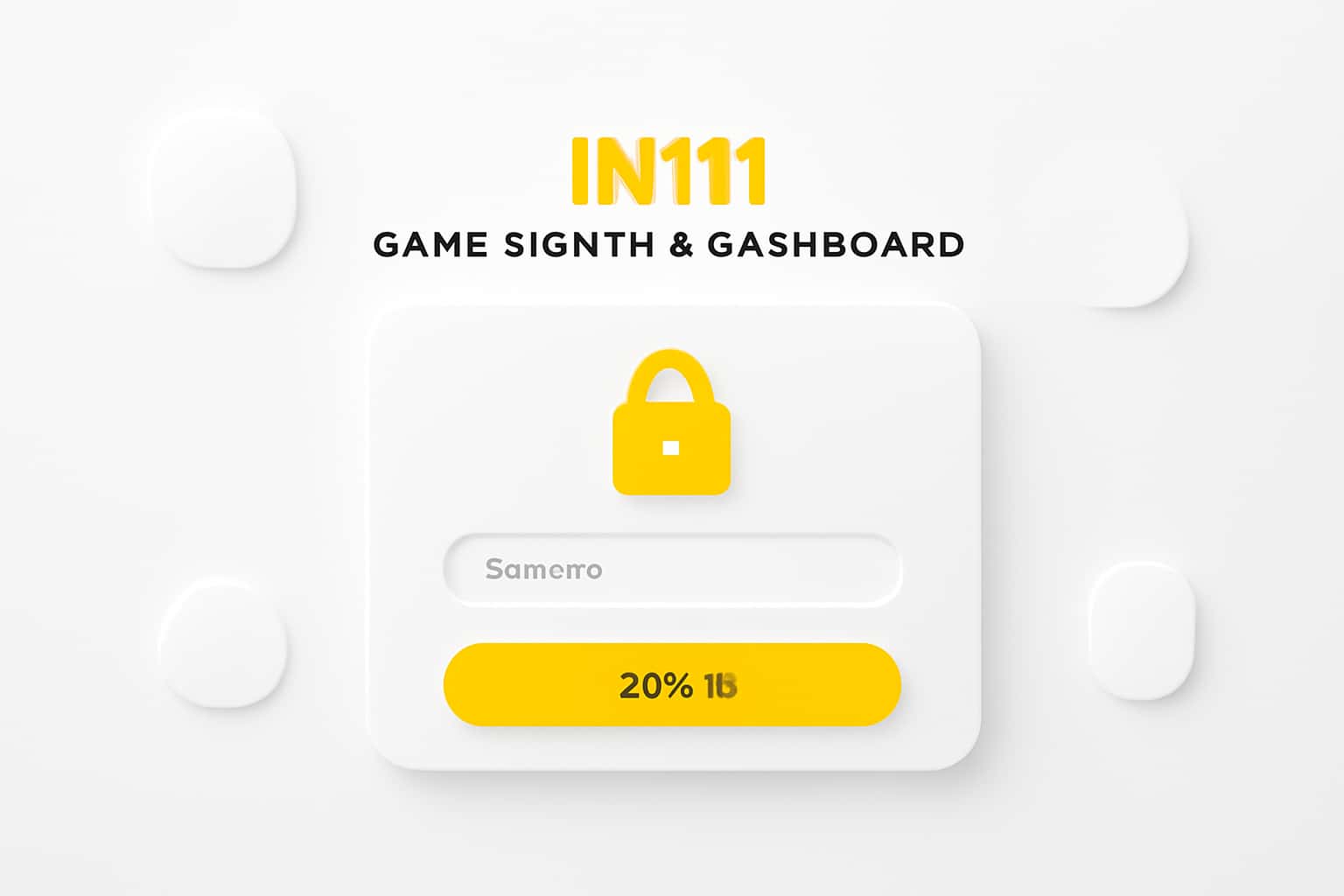 IN111 Game Sign In & Dashboard Interface