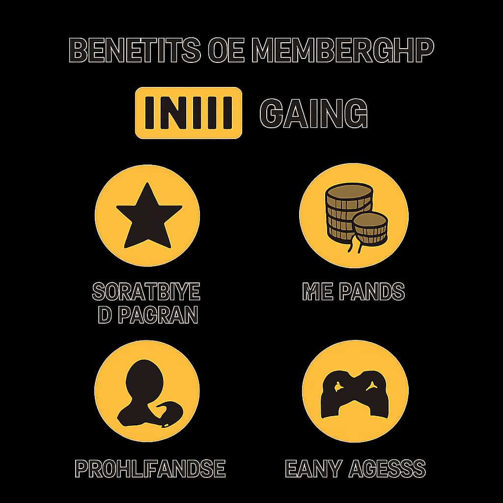 Diagram illustrating the key features of IN111 Game Membership.