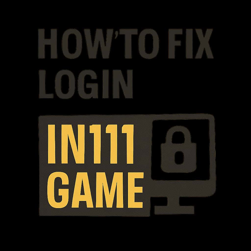 An icon representing a guide for fixing login issues in IN111 Game.