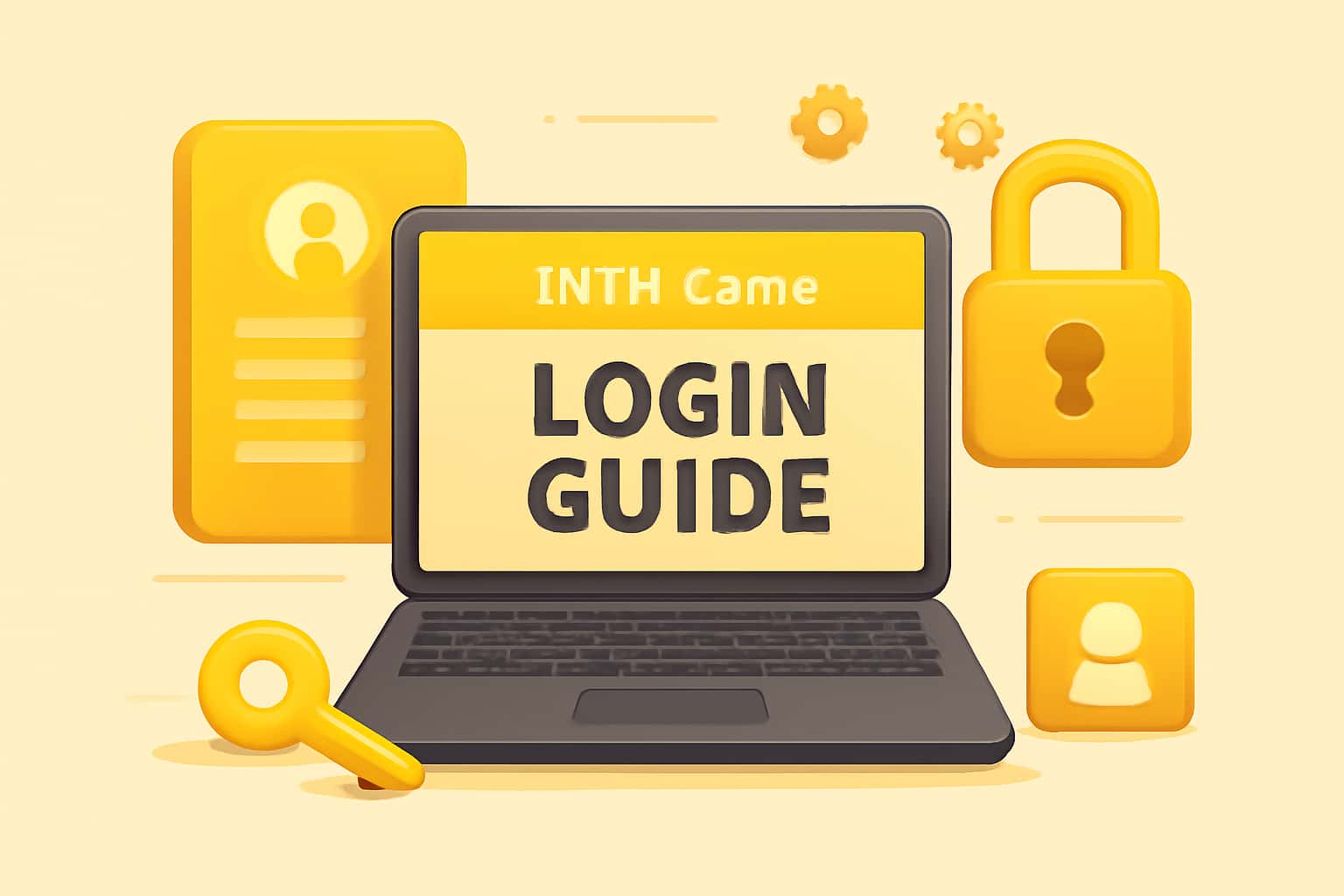 A visually appealing image representing the IN111 Game Login Guide, showcasing elements of account access and security.