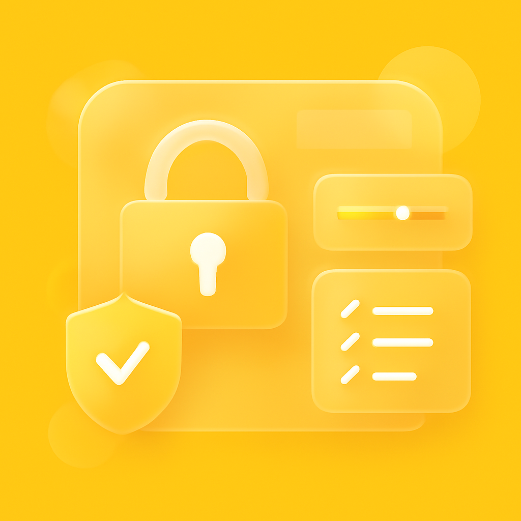 An educational diagram illustrating tips for securing an IN111 Game account.