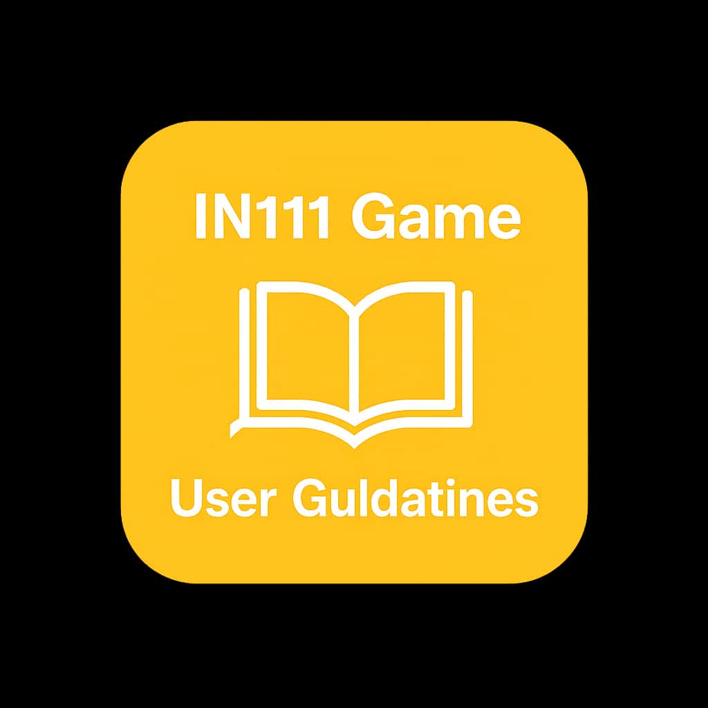 An icon representing the IN111 Game User Guidelines.