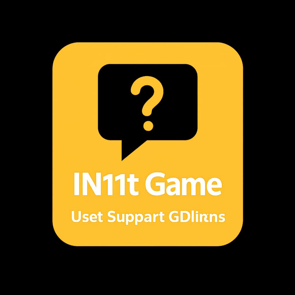 An icon representing IN111 Game User Support Options.