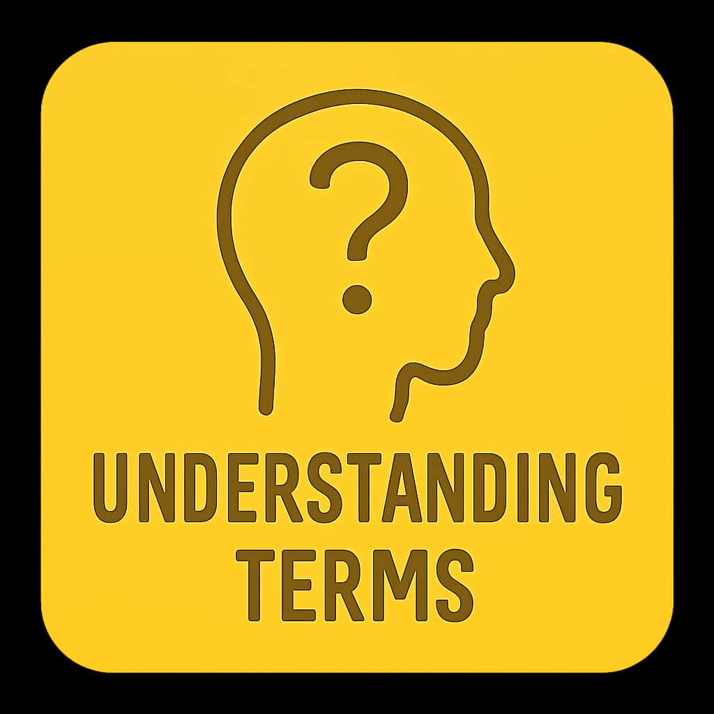 An icon representing the concept of Understanding IN111 Game Terms for guidance.