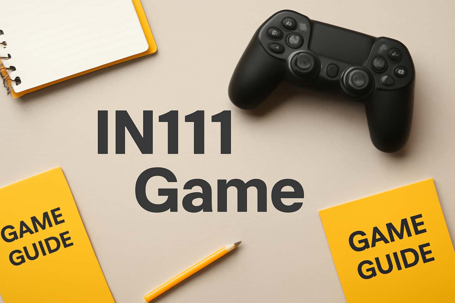 An illustrative representation of IN111 Game Guides highlighting key features and user assistance.